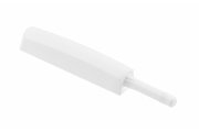 Bumper, long, with rubber adapter, white
