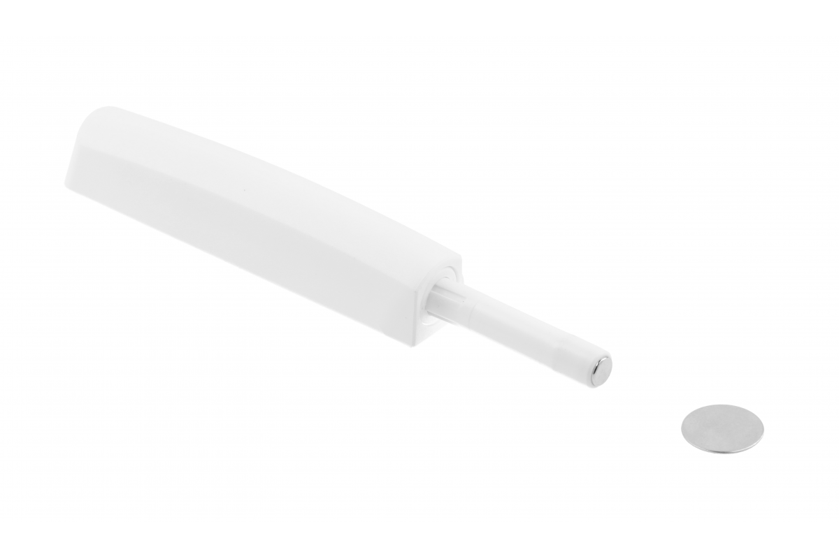 Bumper, long, with adapter magnet, white