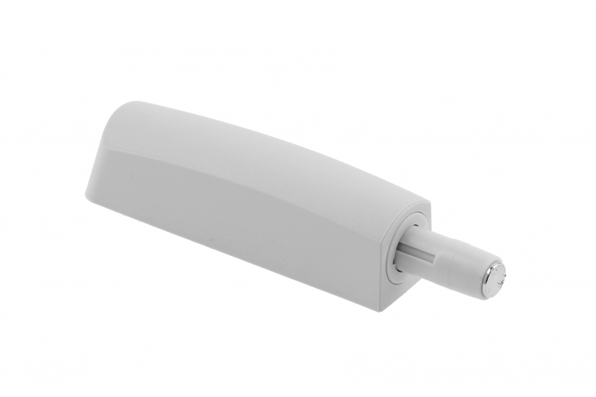Bumper short with rubber adapter, gray