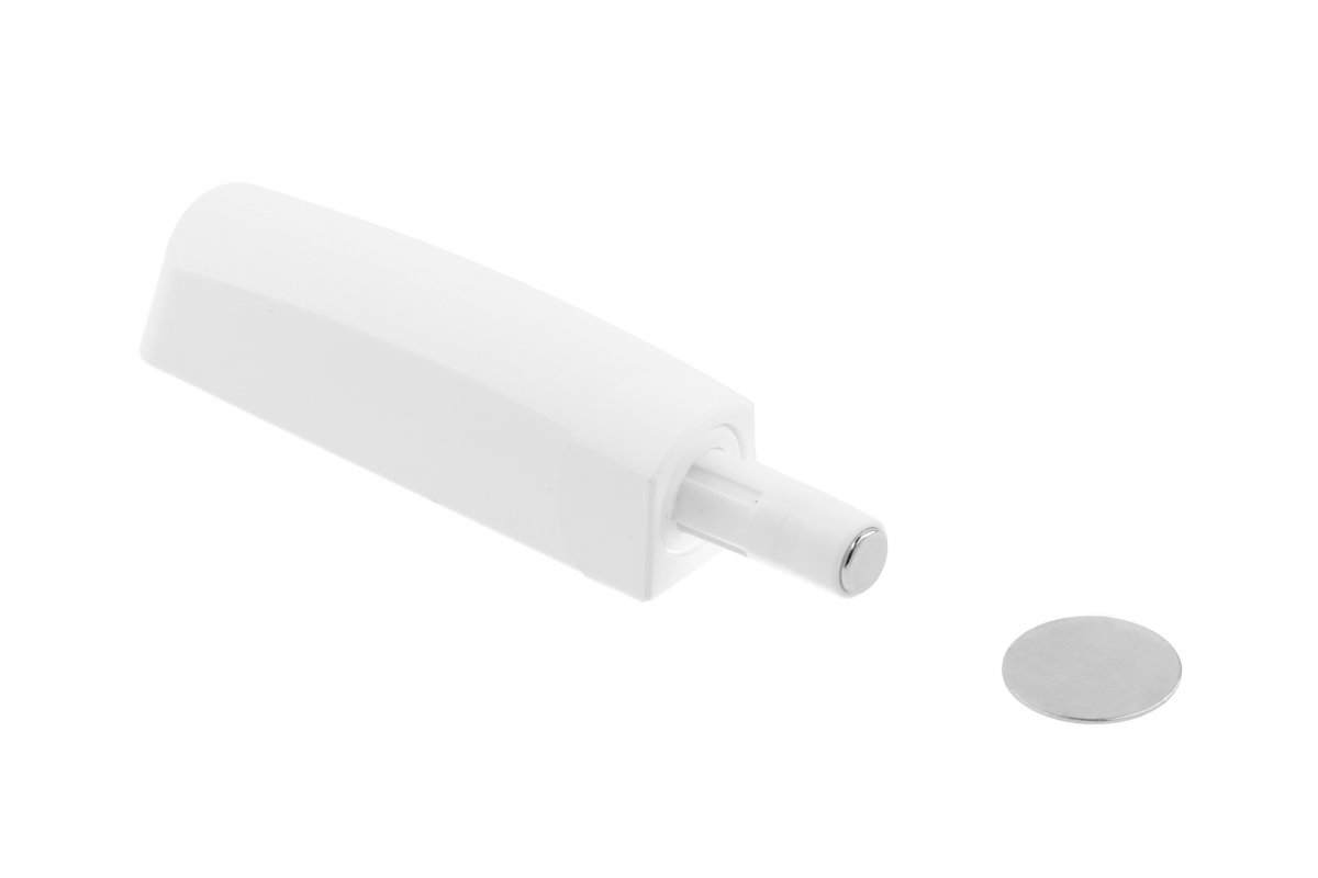 Bumper short with adapter magnet, white