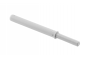 Bumper, recessed, long rubber, gray