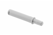 Bumper, recessed, short rubber, gray