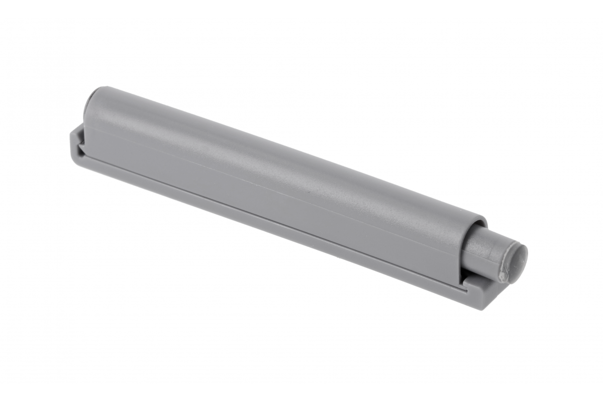 Bumper with a rubber tip, gray color