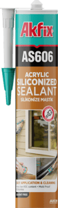Akfix Silicon Sealant AS606 310 ml Made in Turkey