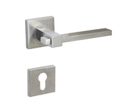 Stainless Steel Door Handle Silver 70millimeter