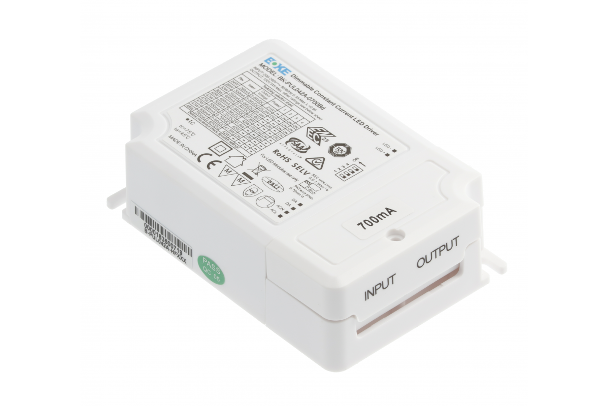 Power supply DC DALI adjustable 250-700mA 3-84V SELV class 2, BOKE