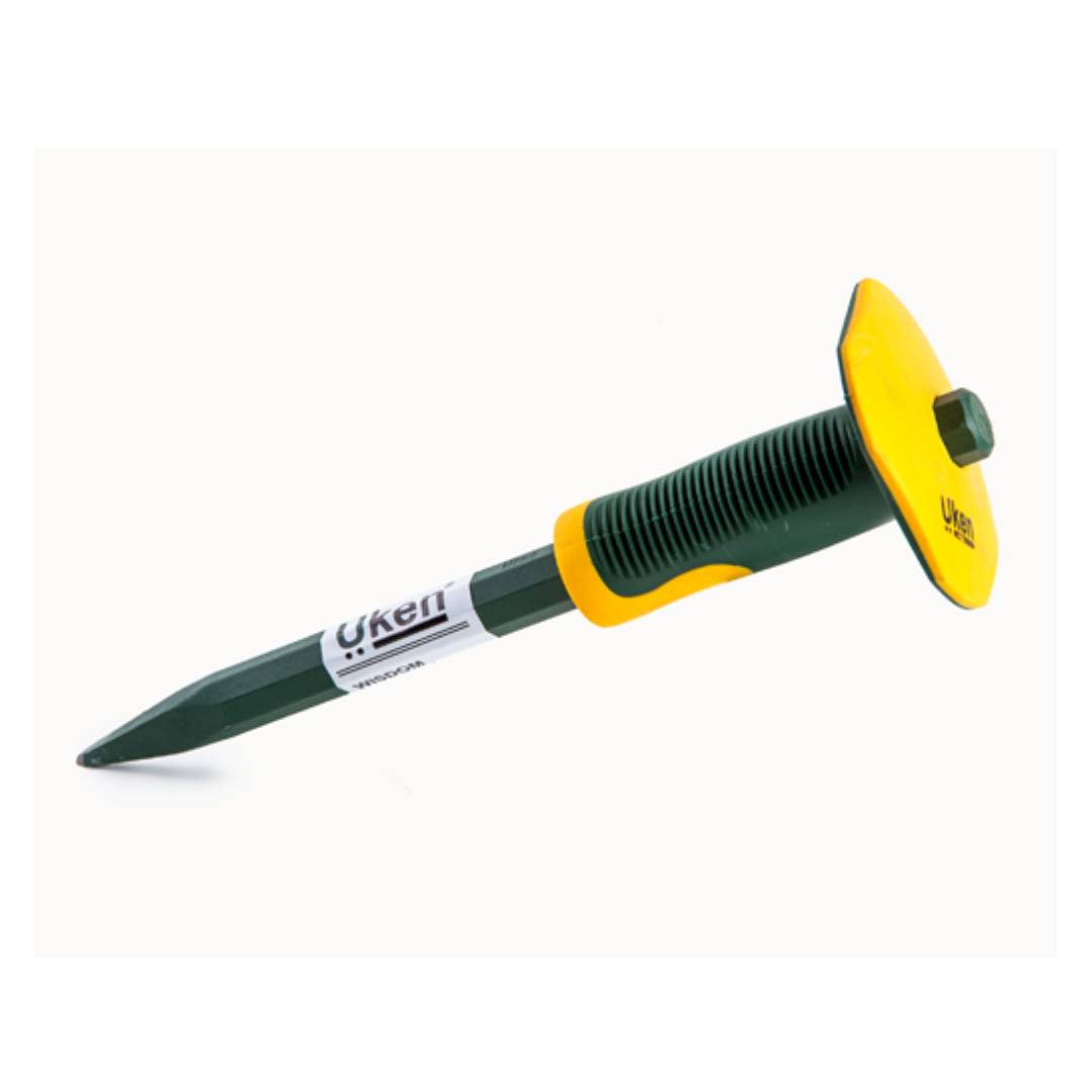 UKEN U7029 Point Chisel 12" Super Duty With Grip Wisdom