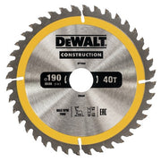DEWALT DT1940-QZ Construction Circular Saw Blade 30tx16x184mm