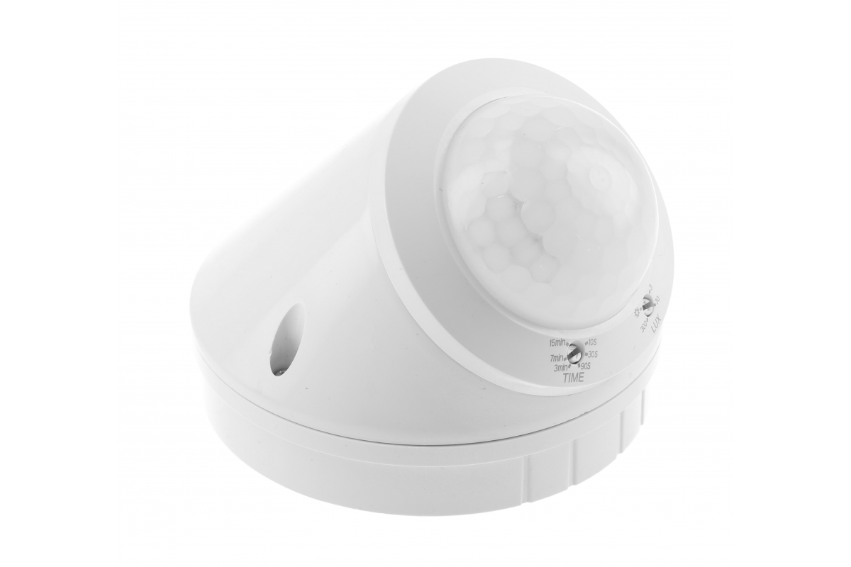 Motion sensor CR-17,max.800W,AC220-240V,50/60Hz,360°,max.10m, IP65,also for LED, surface mounted