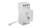 Dusk sensor CZ-1, max 4800W, AC220-240V, 50/60Hz, 20A, IP65, working with LED, rail, white housing