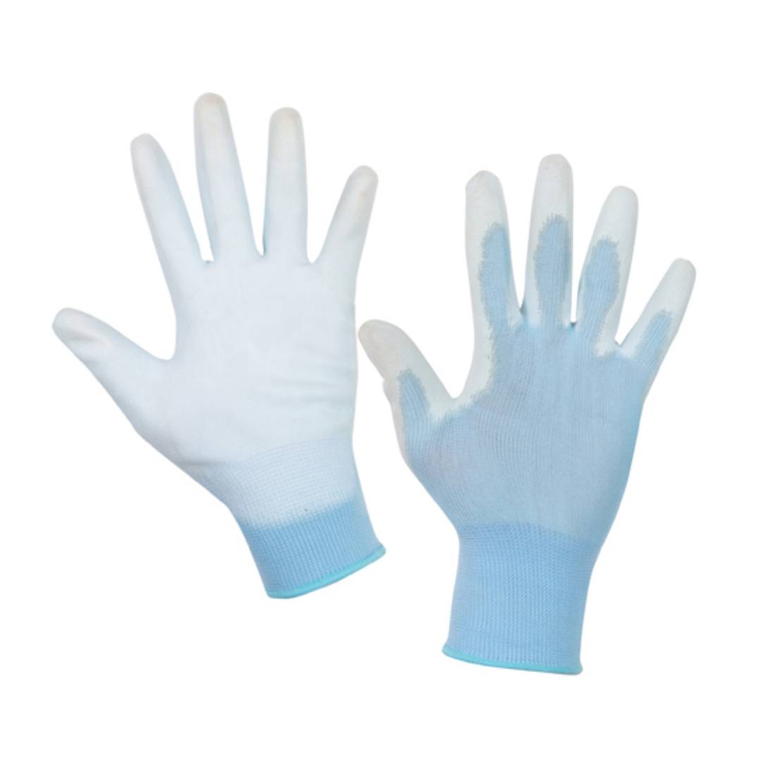 UKEN U5002 Gloves White With PVC Dot