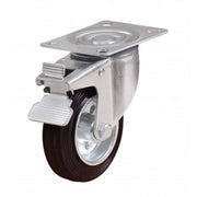 UKEN U5305B Caster Wheel Rubber 5" Swivel With Brake