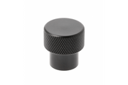 Aluminium knob STRUCTURE black matt