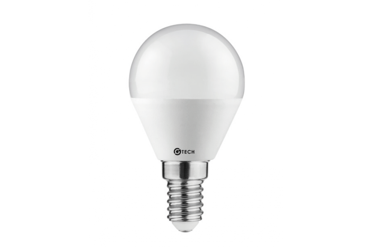 G-TECH LED Light Source, 3pcs., A-G, B45, 4000K, E14, 5,0W, AC220-240V, 200°, 400lm, 54mA
