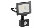 G-TECH LED floodlight with motion sensor,20W,2000lm,AC220-240V,50/60 Hz,PF>0,9,RA>80,IP65,120°,4000K,black