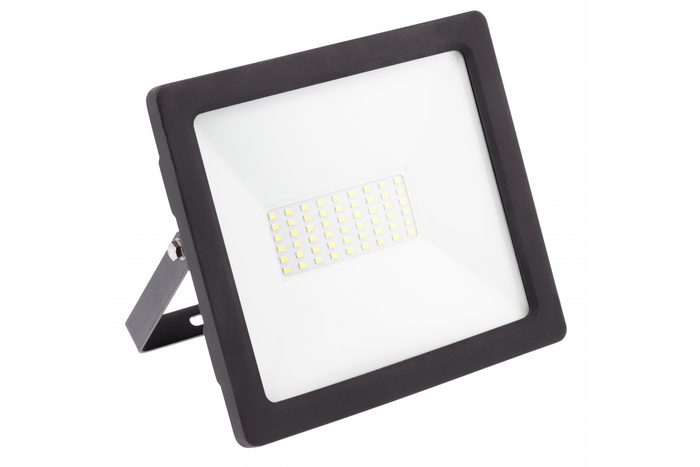 Proyector LED G-TECH 50W, 4000lm AC220-240V, 50/60 Hz, PF>0,9, RA>80, IP65, 120°, 4000K, negro