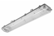 G-TECH LED hermetic fixture 218, T8 LED-J, G13, AC220-240V, 50/60Hz, IP65, ABS/PS, gray