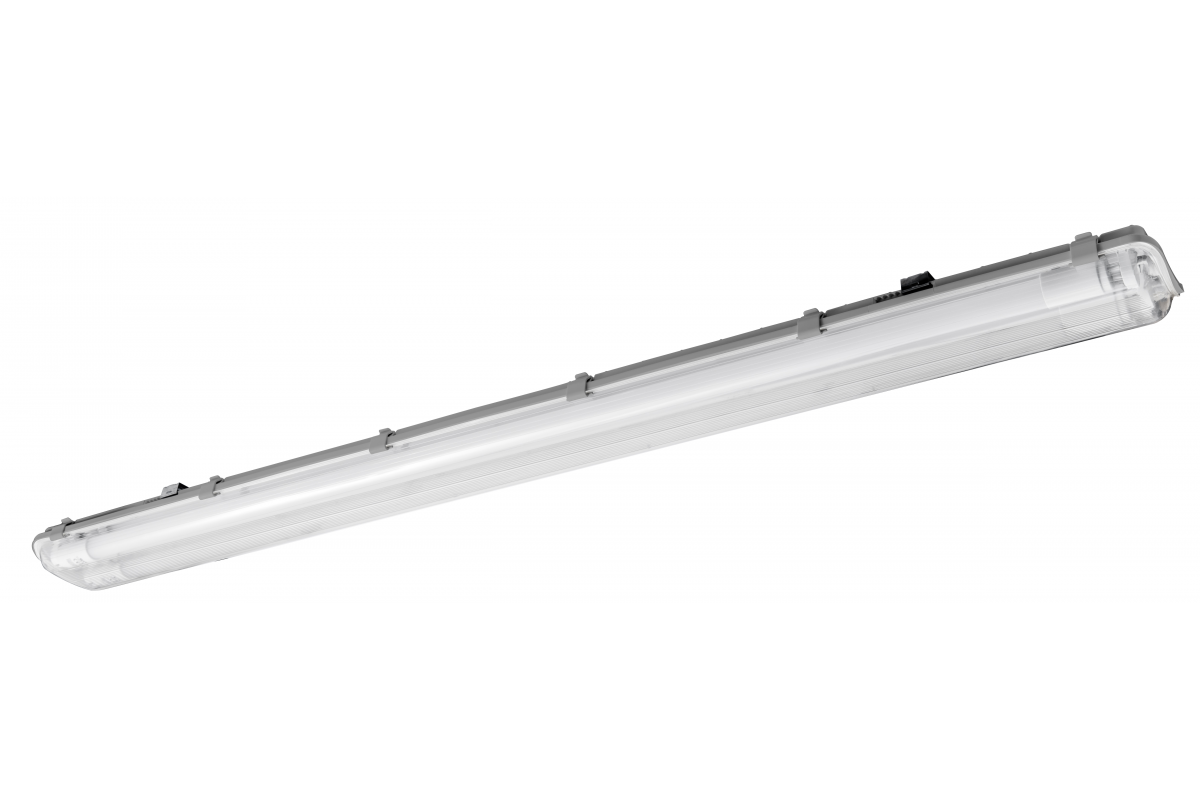 G-TECH LED hermetic fixture 236, T8 LED-J, G13, AC220-240V, 50/60Hz, IP65, ABS/PS, gray