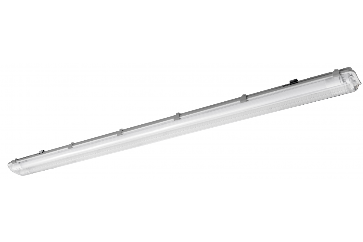 G-TECH LED hermetic fixture 258, T8 LED-J, G13, AC220-240V, 50/60Hz, IP65, ABS/PS, gray