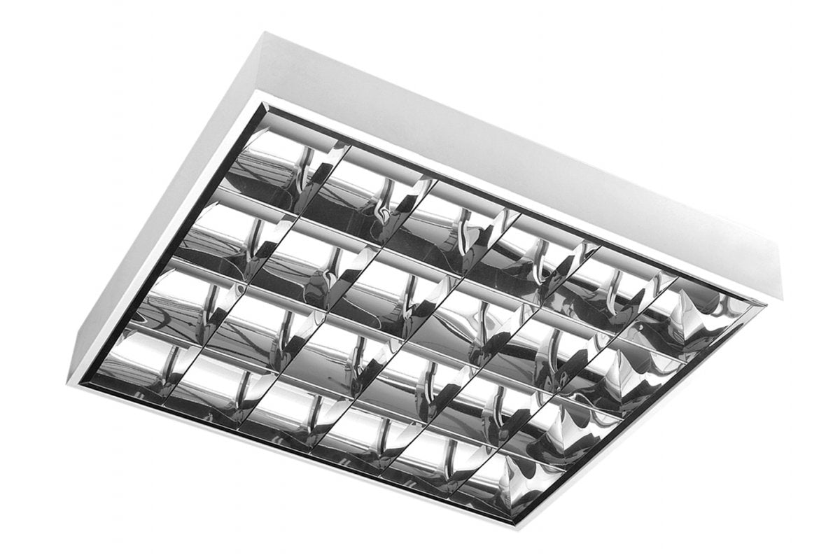 G-TECH RASTRO LED luminaire 60, 4x60 T8 LED-J, G13, AC220-240V, 50/60Hz, IP20, surface-mounted, white