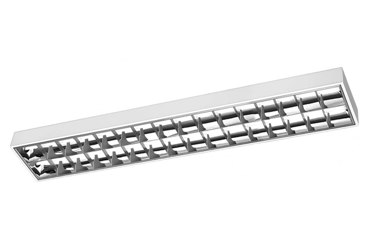 G-TECH RASTRO LED luminaire 120, 2x120 T8 LED-J, G13, AC220-240V, 50/60Hz, IP20, surface-mounted, white