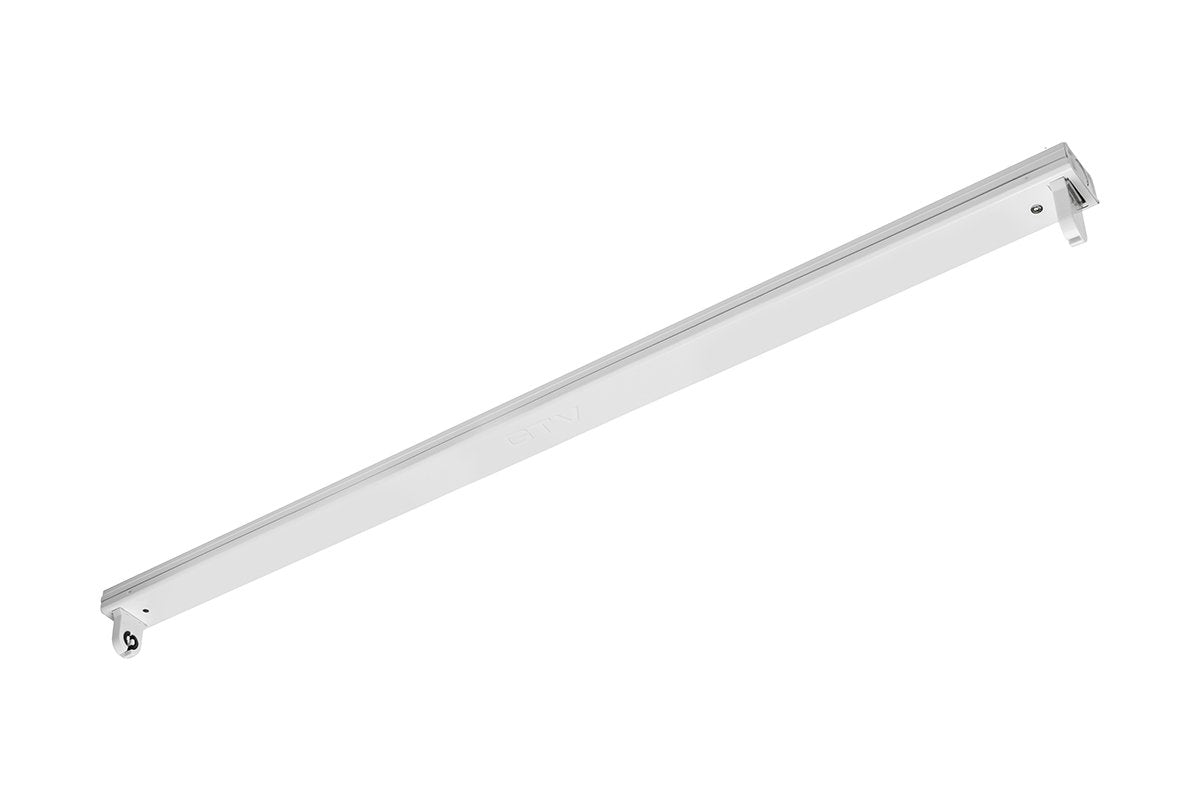 G-TECH Fixture for T8 LED bulbs OSL SLIM-1x120 T8 LED-J, G13, AC220-240V, 50/60Hz, IP20, surface mounted, white