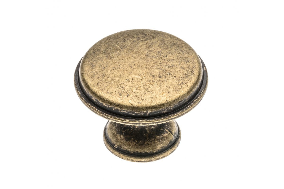 Pomo de zamak CENTO latón antiguo