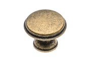 Pomo de zamak CENTO latón antiguo