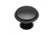 Pomo de zamak CENTO negro mate