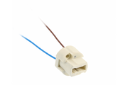 G9 socket with cable, AC220-240V, max.100W,2x0,5mm2,12cm,white