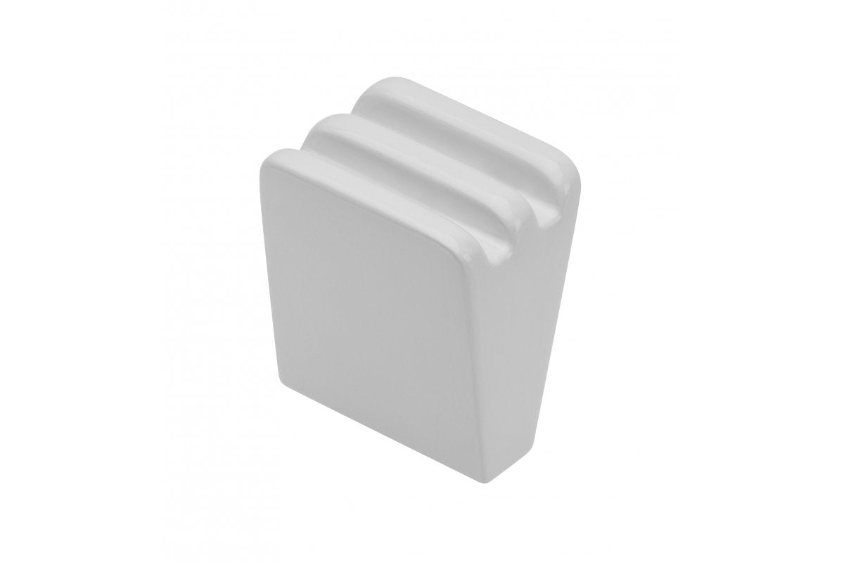 Pomo de zamak Shape art GANZA blanco
