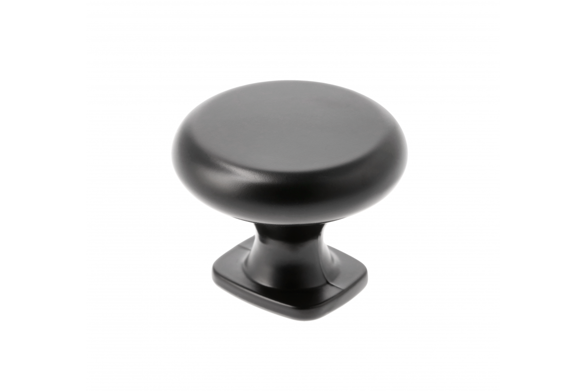 KNOB LORENA black matt