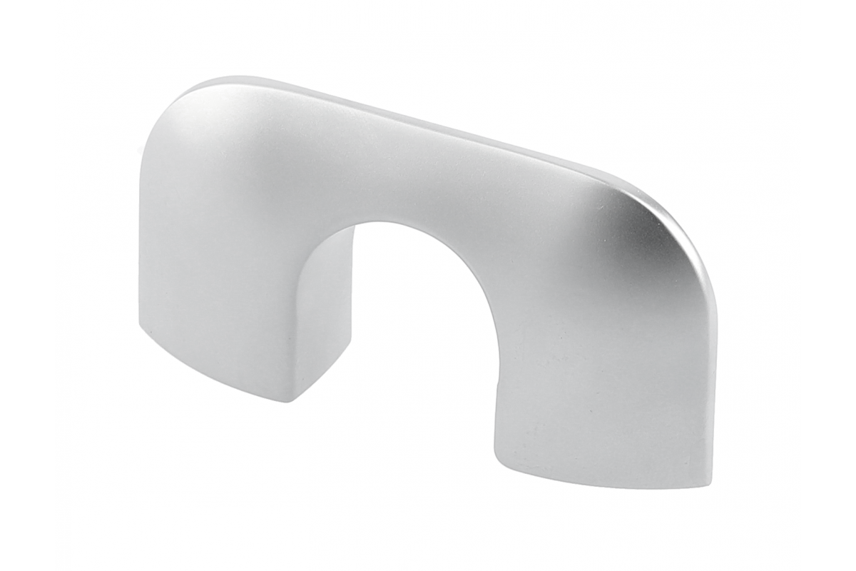 Pomo de zamak MILANO C=32 aluminio