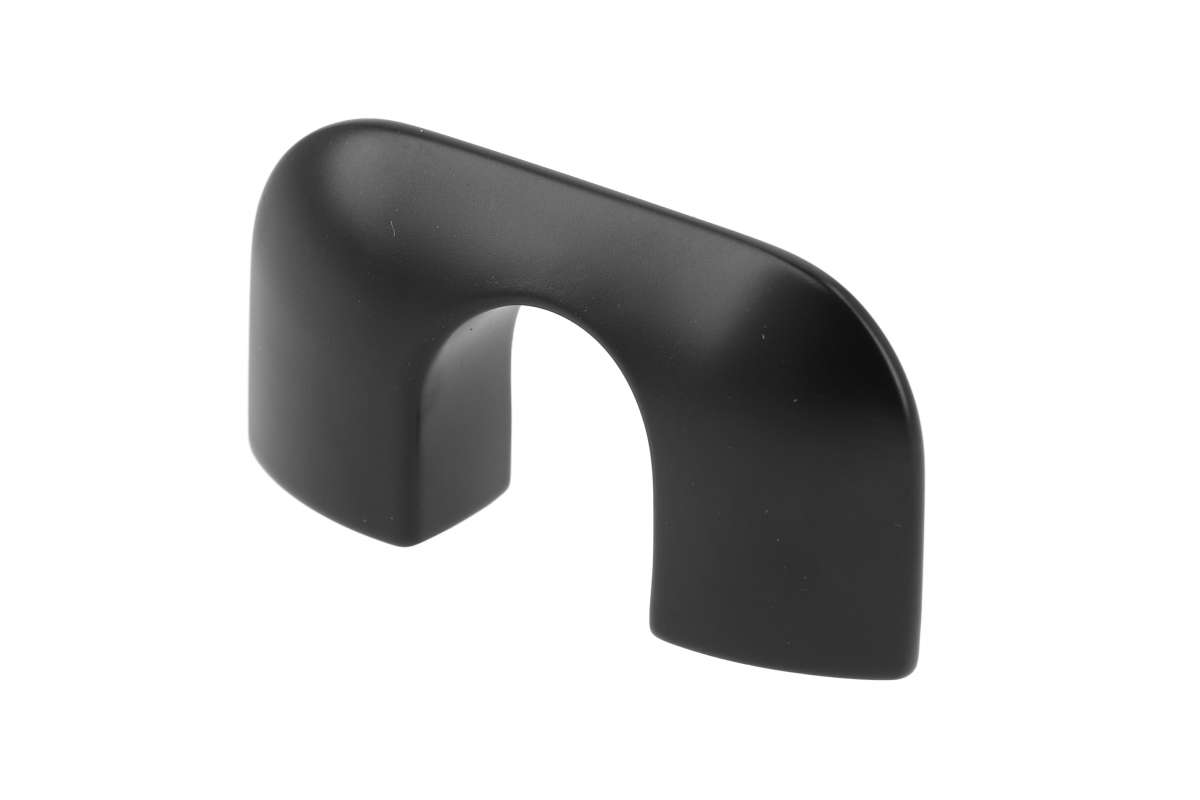 Pomo de zamak MILANO C=32 mm negro mate