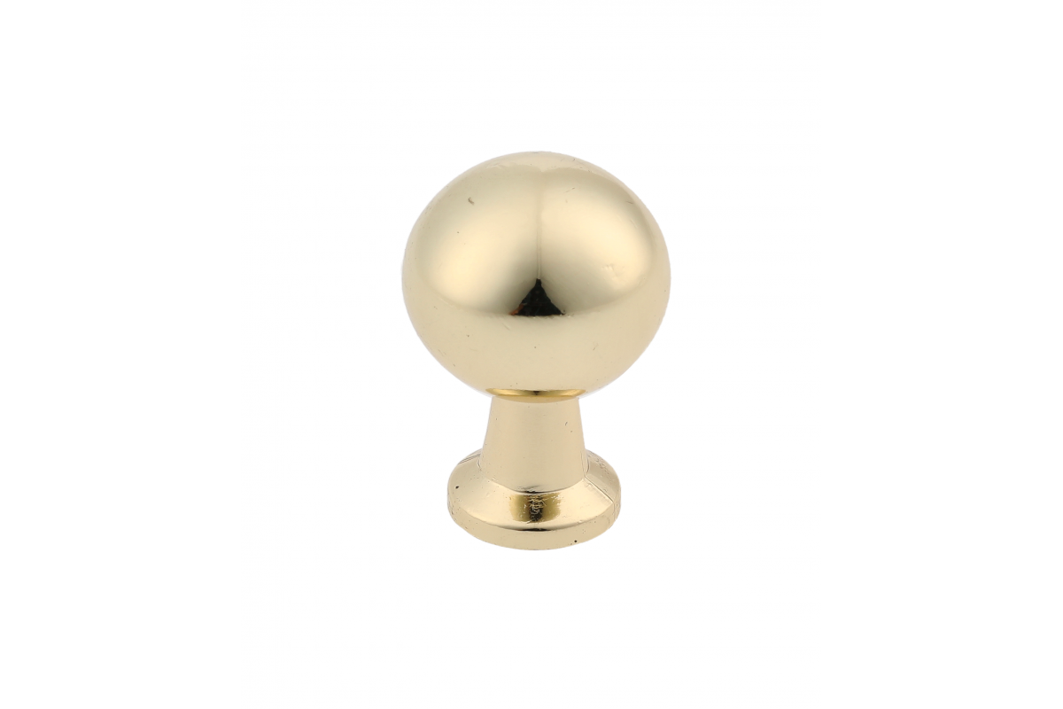 Pomo de zamak NORD dorado brillante