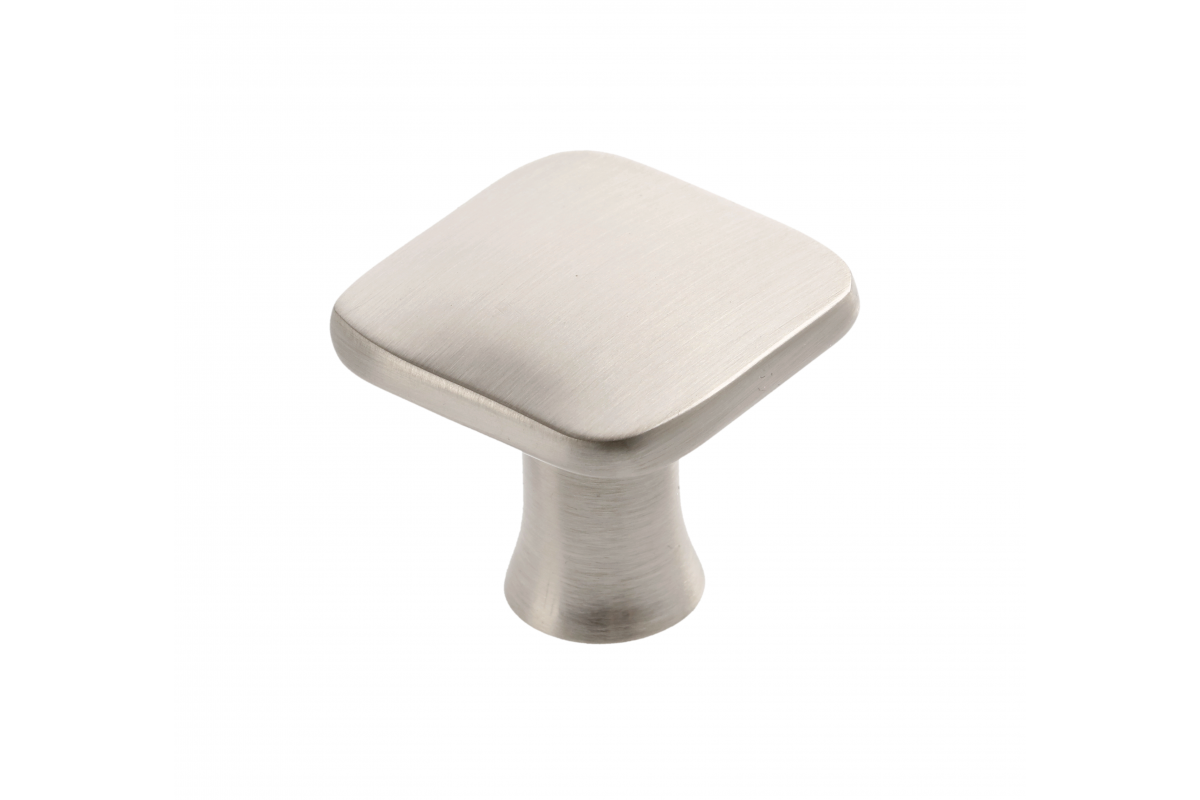 PIAZZA inox knob - brushed steel