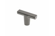 Furniture knob GTV RAY, ZnAl, light graphite