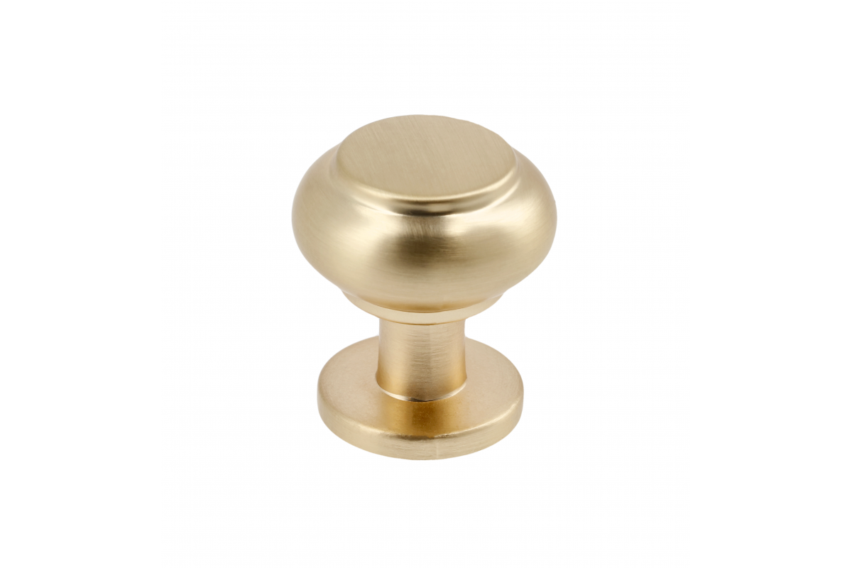 Knob STILO brushed gold
