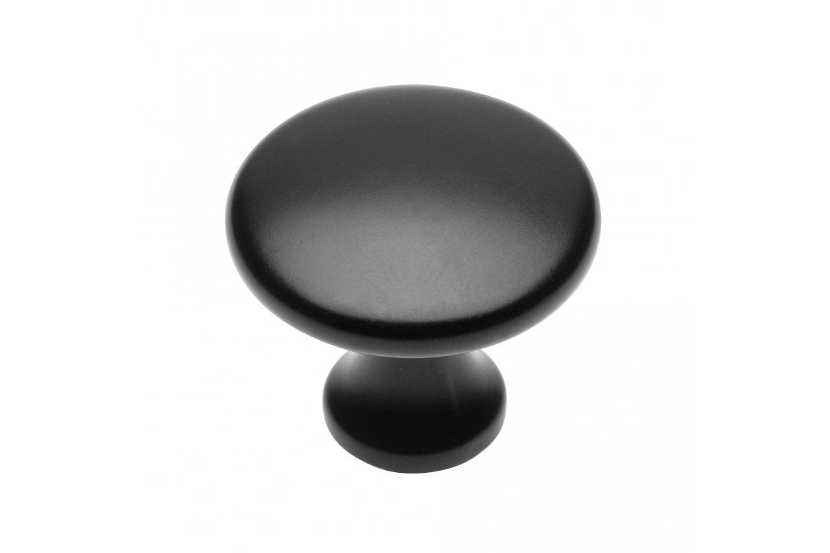 Pomo de Zamak UDINE negro mate