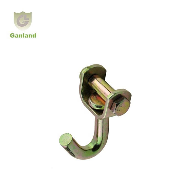 GL-16614 Metal Hook Screw Hooks Swivel J Hook for Truck Body Parts