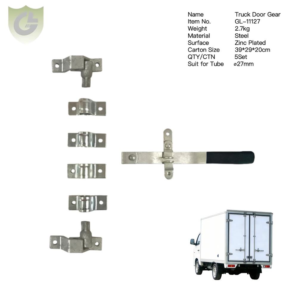 GL-11127 New Condition Cam Action Lockable Enclosed Trailer Door Bar Lock