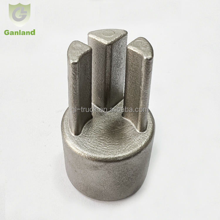 GL-15734S  304 Stainless Steel Top Adaptor Upper End Fitting for Curtain Side  Trailer Parts Dia 34mm  Aluminum Profile Ploe