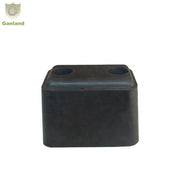 GL-23113  120mmx75mmx87mm Black Rectangular Rubber Buffer