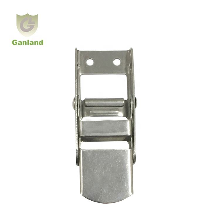 GL-15224S Stainless Steel Adjustable Webbing Connector Over Center Buckle  for Curtain Side Trailer