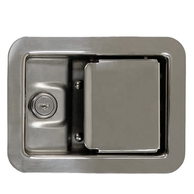 GL-12129 Stainless Steel Locking Paddle Latch Trailer Toolbox Lock
