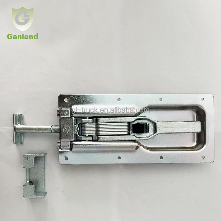 GL-12158  Truck Zinc-plated Steel Recessed Latch Lock with T Bolt for Trailer Body Parts