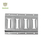 GL-19115 Hot Dipped Galvanized Steel Horizontal E-Track Tie down Rails 3050mm x 132.5mm x 2mm for Trucks Body Parts