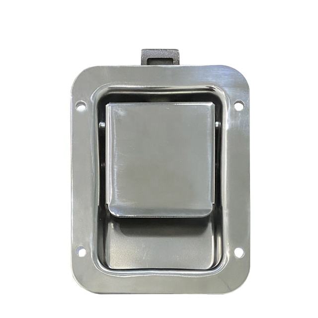 GL-12127 Stainless Truck Toolbox Panel Lock Non-Locking Flush Paddle Latch