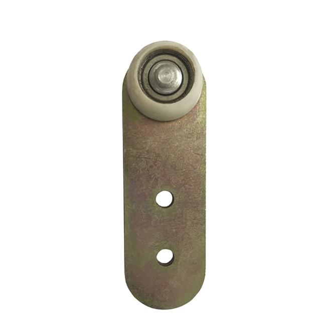 GL-15120 Dia35mm Steel Truck Track Roller with Nylon Wheel Two Bolt-On Holes 30mm Width New Condition
