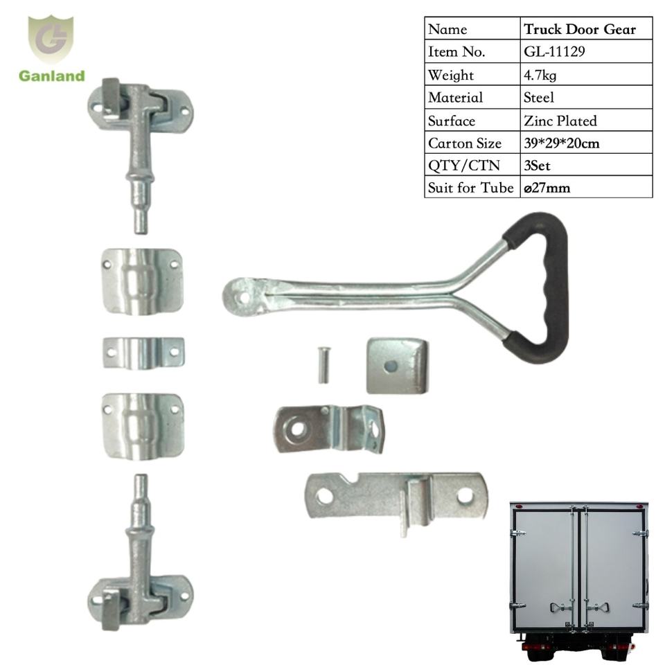 GL-11129 Commercial Vehicle Truck Van Rear Door Lock With Triangular Handle